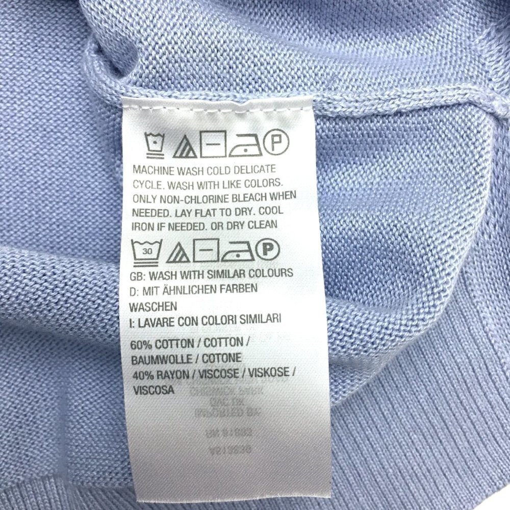 NEW Isaac Mizrahi Women's Light Blue Cardigan Sweater Zipper Front Pockets Small - Picture 10 of 10